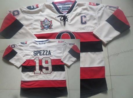 Herren Ottawa Senators #19 Jason Spezza 2014 Heritage Klassisch Trikots – Creme