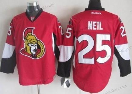 Herren Ottawa Senators #25 Chris Neil Trikots – Rot