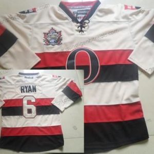 Herren Ottawa Senators #6 Bobby Ryan 2014 Heritage Klassisch Trikots – Creme