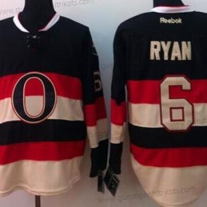 Herren Ottawa Senators #6 Bobby Ryan Ausweichtrikot Trikots – Schwarz