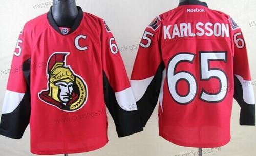 Herren Ottawa Senators #65 Erik Karlsson Trikots – Rot