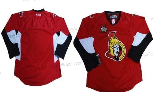 Herren Ottawa Senators Leer 2012 All-Star Patch Trikots – Rot