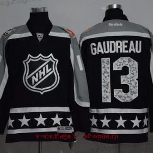 Herren Pacific Division Calgary Flames #13 Johnny Gaudreau Reebok 2017 NHL All-Star Strickerei Ice Hockey Trikots – Schwarz