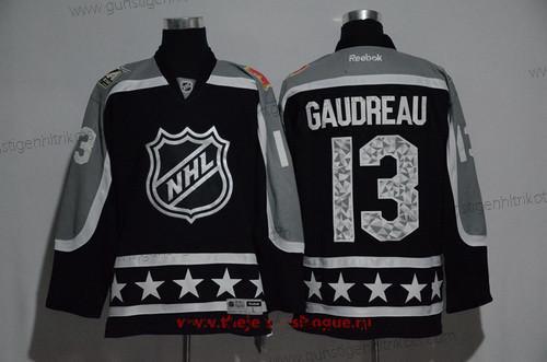 Herren Pacific Division Calgary Flames #13 Johnny Gaudreau Reebok 2017 NHL All-Star Strickerei Ice Hockey Trikots – Schwarz