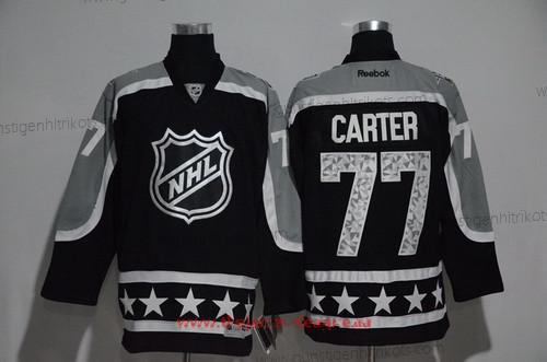 Herren Pacific Division Los Angeles Kings #77 Jeff Carter Reebok 2017 NHL All-Star Strickerei Ice Hockey Trikots – Schwarz