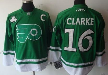 Herren Philadelphia Flyers #16 Bobby Clarke St. Patrick’S Day Trikots – Grün