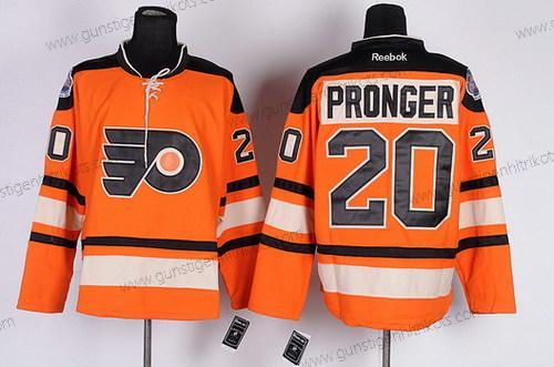 Herren Philadelphia Flyers #20 Chris Pronger 2012 Winter Klassisch Trikots – Orange