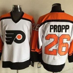 Herren Philadelphia Flyers #26 Brian Propp 1997-98 CCM Vintage Trikots – Weiß