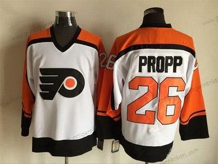 Herren Philadelphia Flyers #26 Brian Propp 1997-98 CCM Vintage Trikots – Weiß