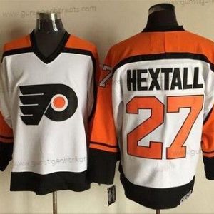 Herren Philadelphia Flyers #27 Ron Hextall 1997-98 CCM Vintage Trikots – Weiß