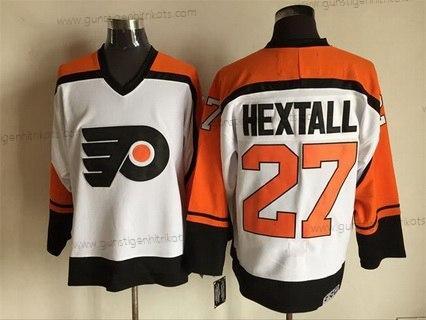 Herren Philadelphia Flyers #27 Ron Hextall 1997-98 CCM Vintage Trikots – Weiß