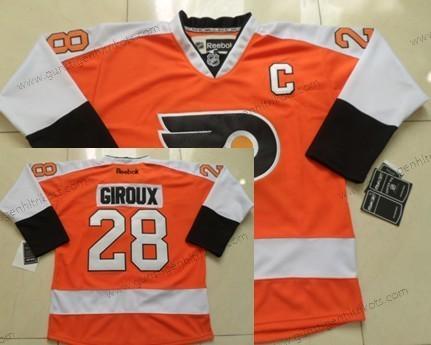 Herren Philadelphia Flyers #28 Claude Giroux Trikots – Orange