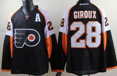 Herren Philadelphia Flyers #28 Claude Giroux Trikots – Schwarz