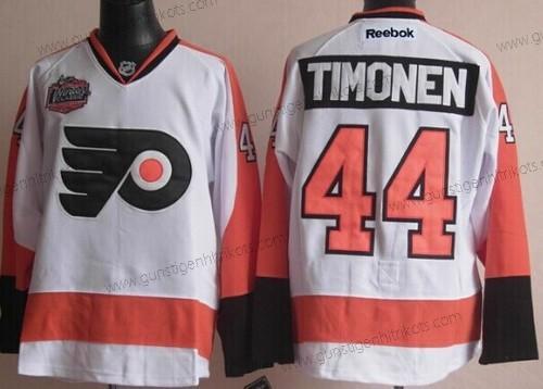 Herren Philadelphia Flyers #44 Kimmo Timonen Winter Klassisch Trikots – Weiß