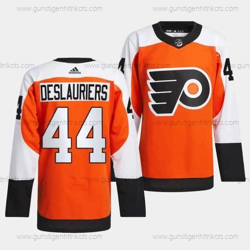 Herren Philadelphia Flyers #44 Nicolas Deslauriers 2023-24 Strickerei Trikots – Orange