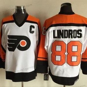 Herren Philadelphia Flyers #88 Eric Lindros 1997-98 CCM Vintage Trikots – Weiß