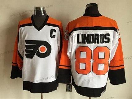 Herren Philadelphia Flyers #88 Eric Lindros 1997-98 CCM Vintage Trikots – Weiß