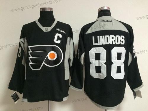 Herren Philadelphia Flyers #88 Eric Lindros 2014 Training Trikots – Schwarz