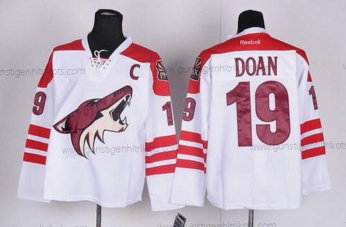 Herren Phoenix Coyotes #19 Shane Doan Trikots – Weiß