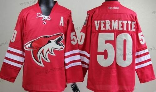 Herren Phoenix Coyotes #50 Antoine Vermette Trikots – Rot