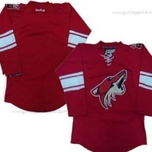 Herren Phoenix Coyotes Leer Trikots – Rot