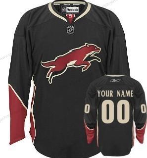 Herren Phoenix Coyotes Personalisiertes Ausweichtrikot Trikots – Schwarz