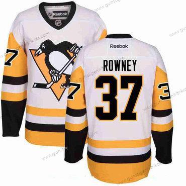 Herren Pittsburgh Penguins #37 Carter Rowney Ausweichtrikot Strickerei NHL Reebok Hockey Trikots – Weiß