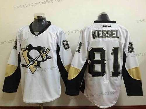 Herren Pittsburgh Penguins #81 Phil Kessel Trikots – Weiß