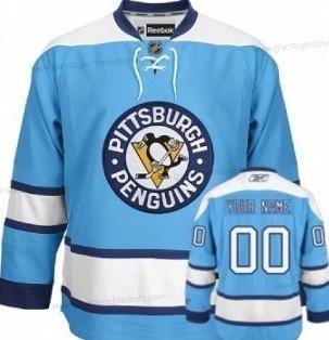 Herren Pittsburgh Penguins Personalisiertes Trikots – Blau