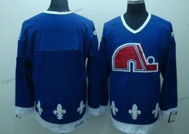 Herren Quebec Nordiques Personalisiertes CCM Trikots – Blau