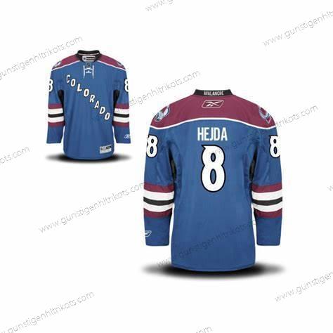 Herren Reebok Colorado Avalanche #8 Jan Hejda Authentisch Royal ersatzweise NHL Trikots – Blau