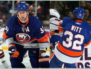 Herren Reebok New York Islanders #32 Brendan Witt Trikots – Blau