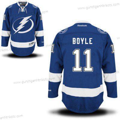 Herren Reebok Tampa Bay Lightning #11 Brian Boyle Royal Heimtrikots NHL Trikots – Blau