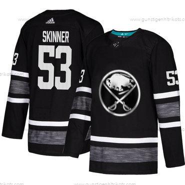 Herren Sabres #53 Jeff Skinner Authentisch 2019 All-Star Strickerei Hockey Trikots – Schwarz