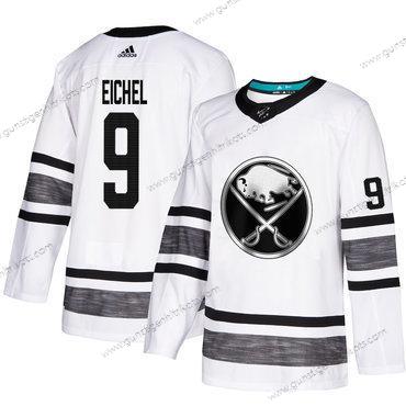 Herren Sabres #9 Jack Eichel Authentisch 2019 All-Star Strickerei Hockey Trikots – Weiß