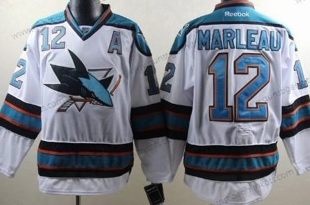 Herren San Jose Sharks #12 Patrick Marleau Trikots – Weiß