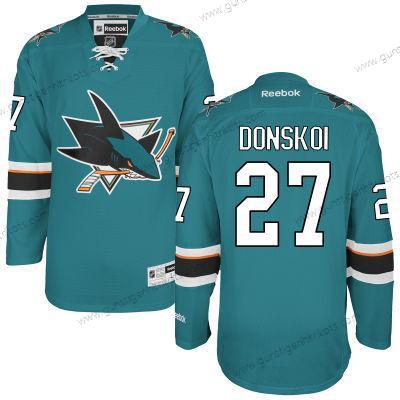 Herren San Jose Sharks #27 Joonas Donskoi Heimtrikots Trikots – Blaugrün