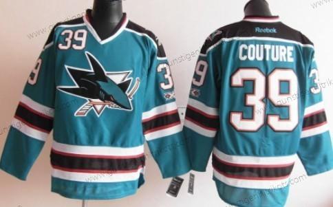 Herren San Jose Sharks #39 Logan Couture Trikots – Blau