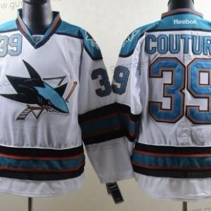 Herren San Jose Sharks #39 Logan Couture Trikots – Weiß