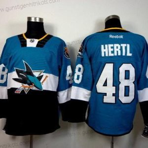 Herren San Jose Sharks #48 Tomas Hertl 2015 Stadium Series #2 Trikots – Blau Schwarz