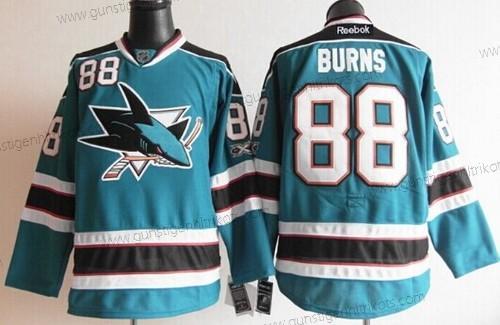 Herren San Jose Sharks #88 Brent Burns Trikots – Blau