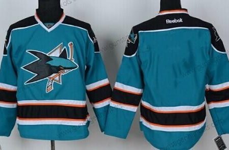 Herren San Jose Sharks Leer Trikots – Blau