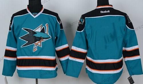 Herren San Jose Sharks Leer Trikots – Blau