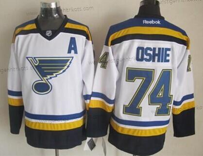 Herren St. Louis Blues #74 T. J. Oshie 2014 Trikots – Weiß