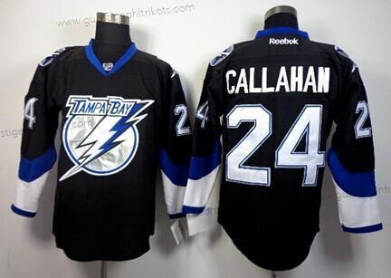 Herren Tampa Bay Lightning #24 Ryan Callahan Trikots – Schwarz