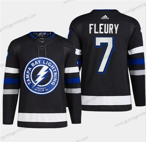 Herren Tampa Bay Lightning #7 Haydn Fleury 2024 Stadium Series Strickerei Trikots – Schwarz