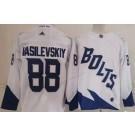 Herren Tampa Bay Lightning #88 Andrei Vasilevskiy 2022 Stadium Series Authentisch Trikots – Weiß