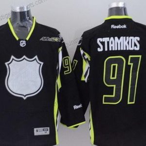 Herren Tampa Bay Lightning #91 Steven Stamkos 2015 All-Stars Trikots – Schwarz