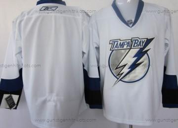 Herren Tampa Bay Lightning Leer Trikots – Weiß