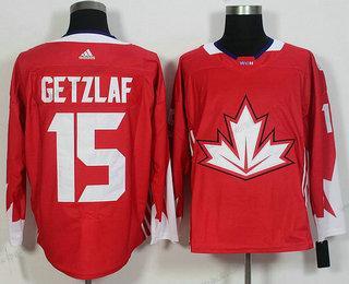 Herren Team Kanada #15 Ryan Getzlaf 2016 World Cup Of Hockey Game Trikots – Rot